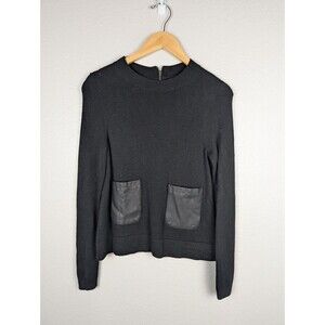 Banana Republic Sweater Women XS Black‎ Long Sleeve